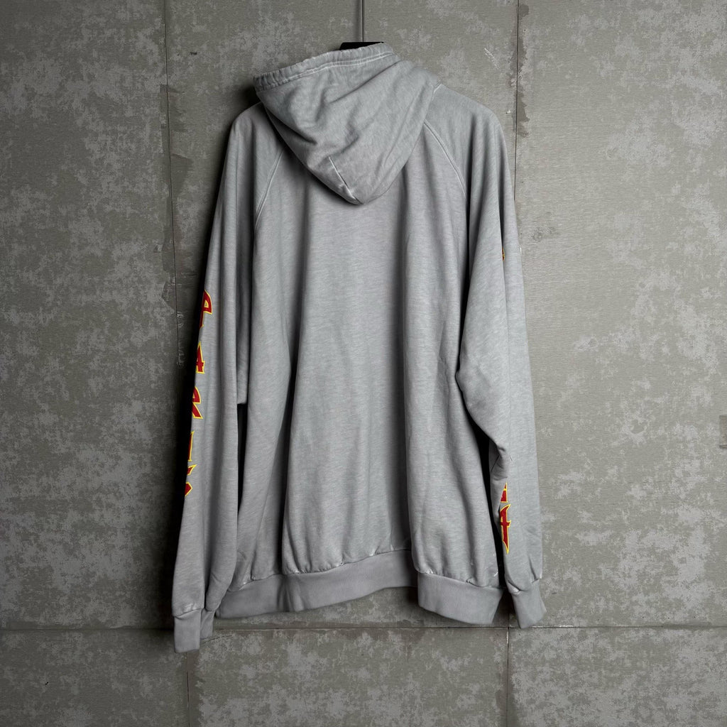 Balenciaga Paris Flame Band Gray Hoodie