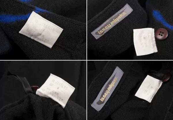 Issey Miyake Vintage Blue Geometric Skirt