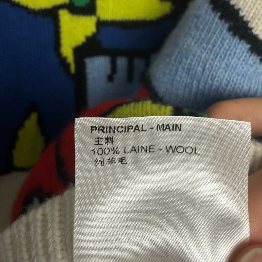 Louis Vuitton Colorful Graffiti Wool Sweater
