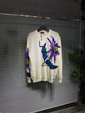 Louis Vuitton Sweater Floral Embroidered Knit Sweater