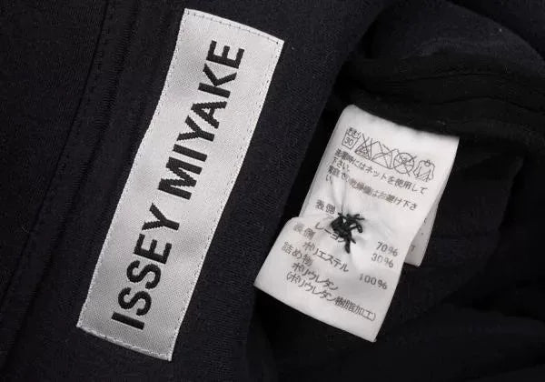 Issey Miyake Vintage Blue Black Coat