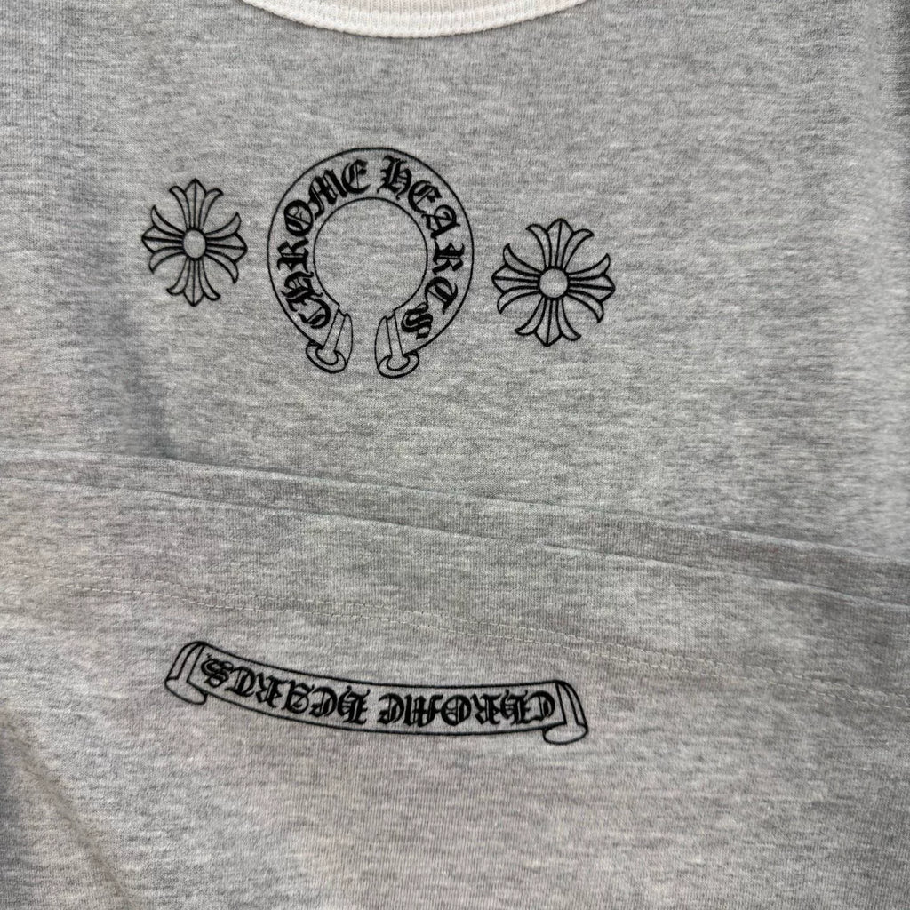 Chrome Hearts Gray Horseshoe Strap Dress
