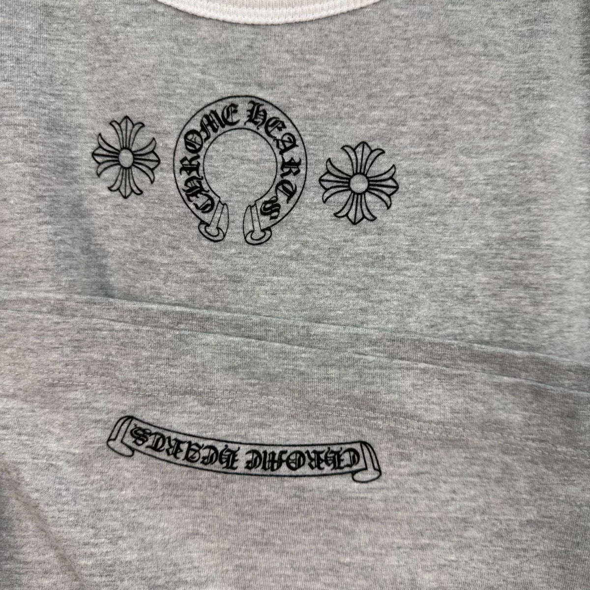 Chrome Hearts Gray Horseshoe Strap Dress