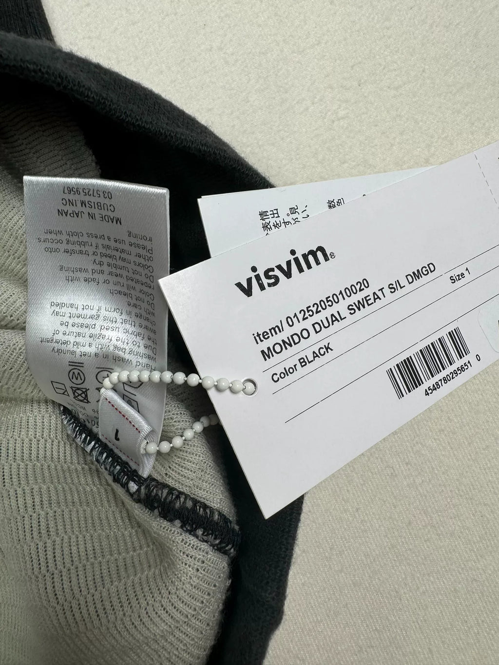 VISVIM 25aw Mondo Dual Sweat S/L DMGD