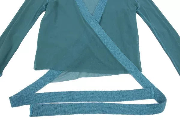 Jean Paul Gaultier Vintage Blue Mesh Top