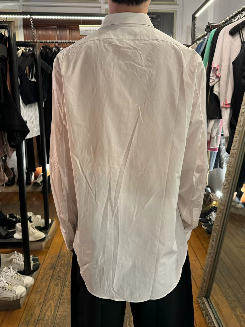 Alexander McQueen FW17 White Cotton Shirt