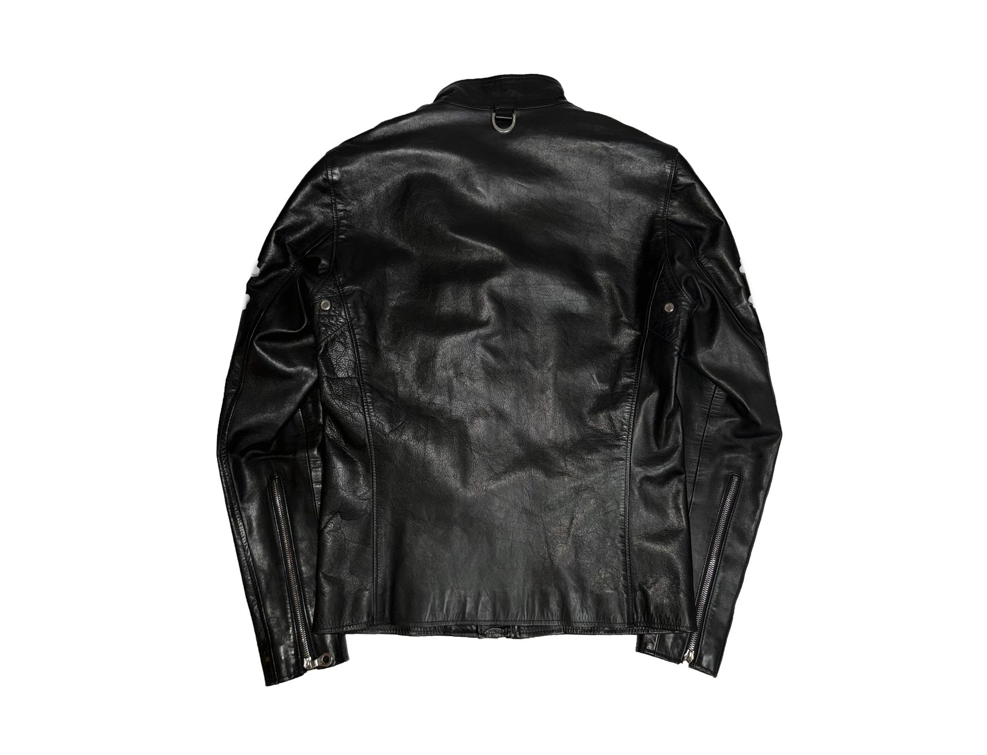 Mastermind Japan Embroidered Skull Leather Logo Jacket