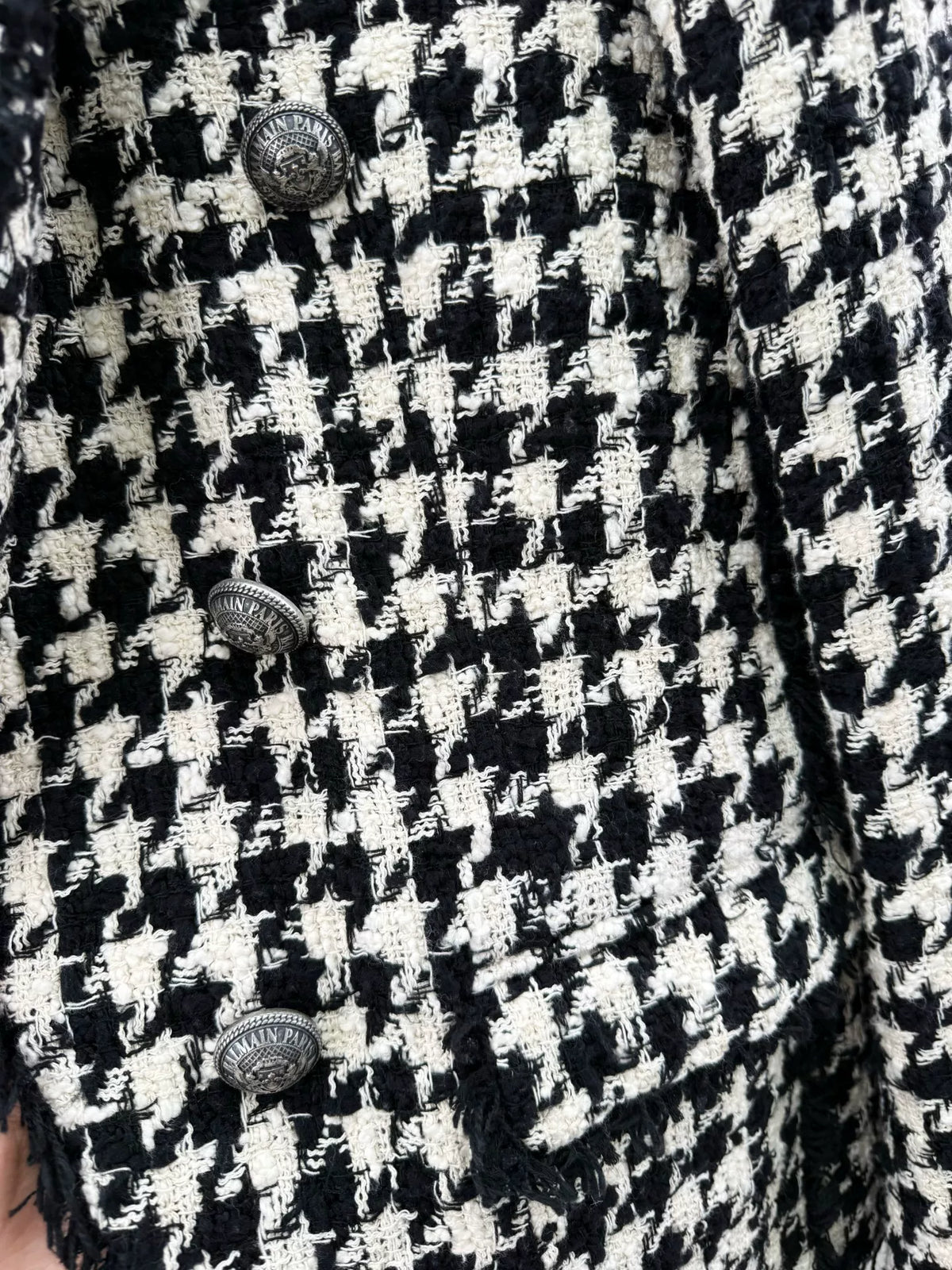 Balmain Houndstooth Blazer
