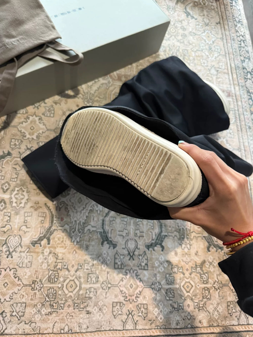 Rick Owens pant leg boots