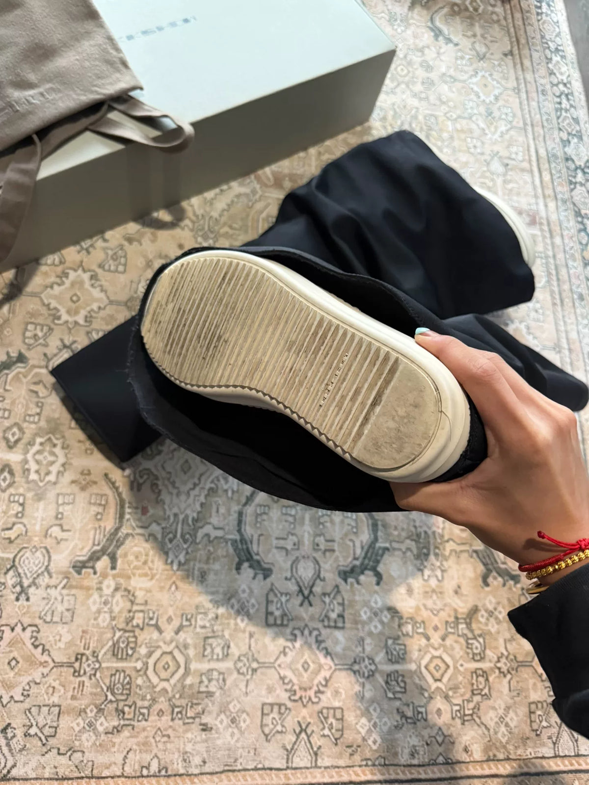 Rick Owens pant leg boots