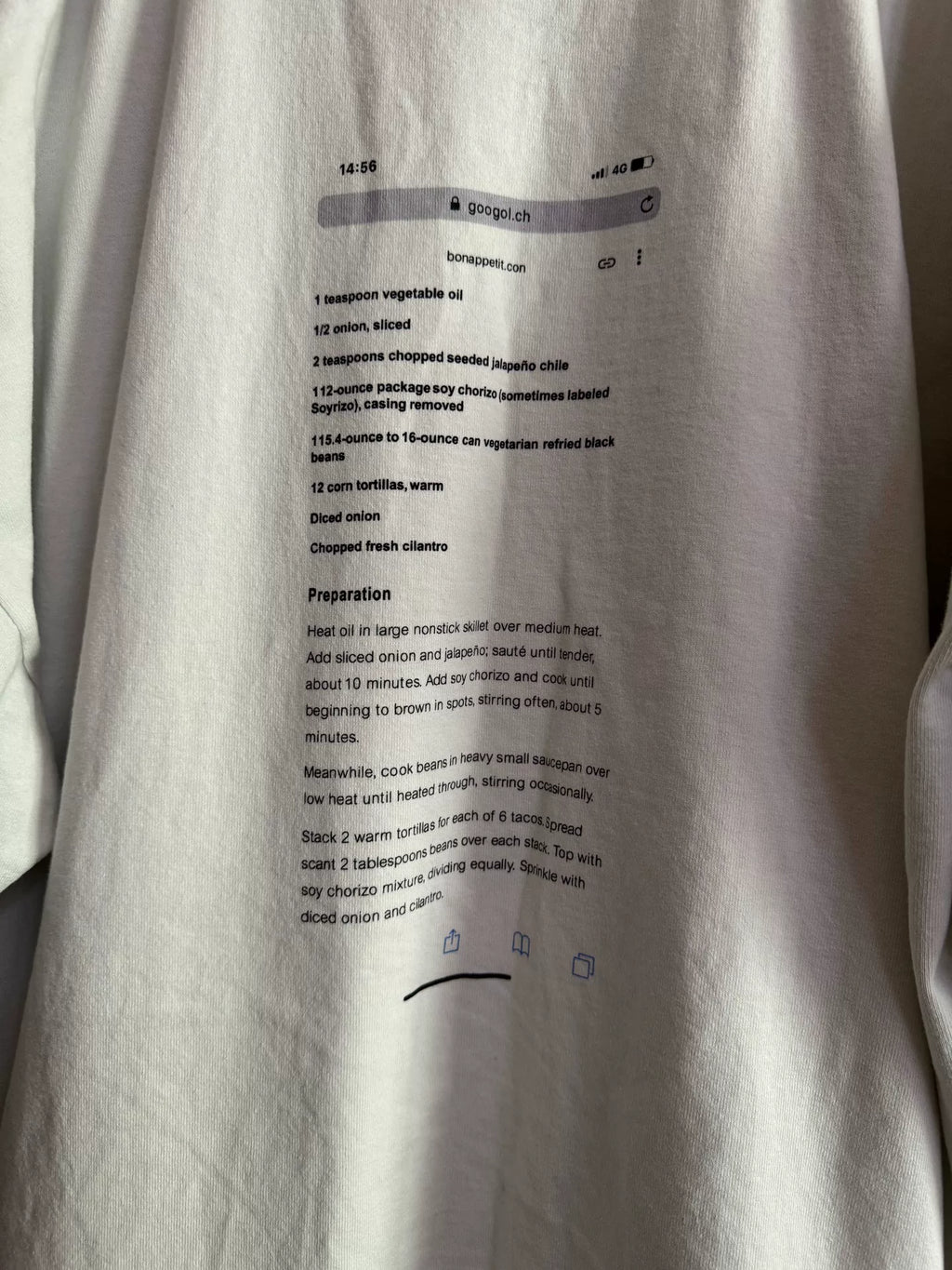 Vetements Vegan Taco short-sleeve T-shirt