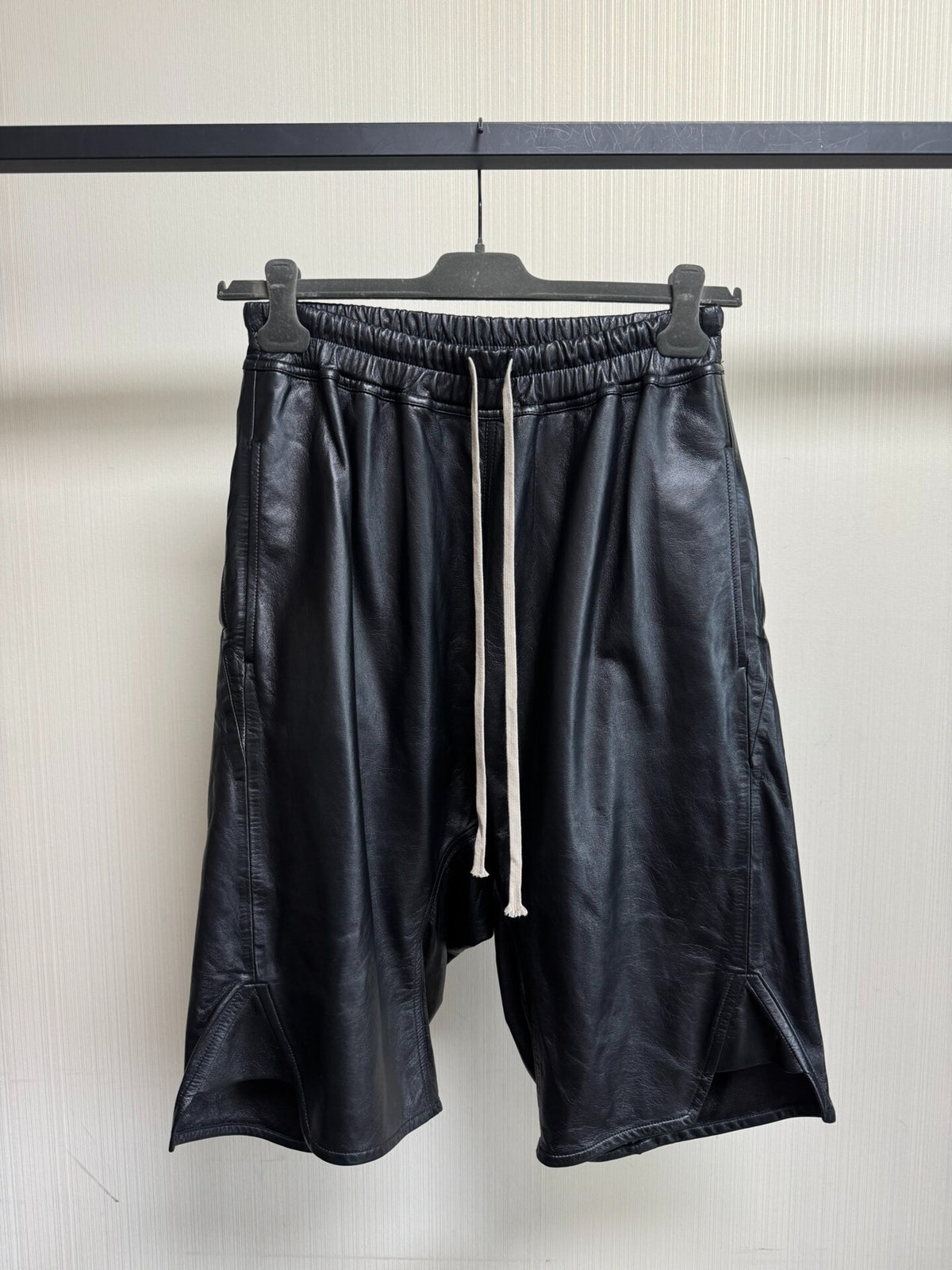 Rick Owens 22FW Leather Shorts
