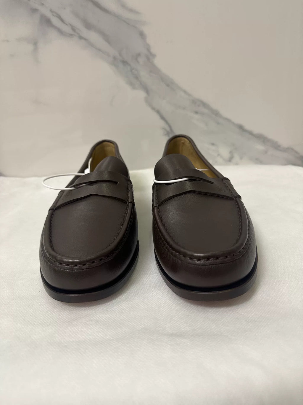 Loewe Brown Classic Slip-On Leather Loafers