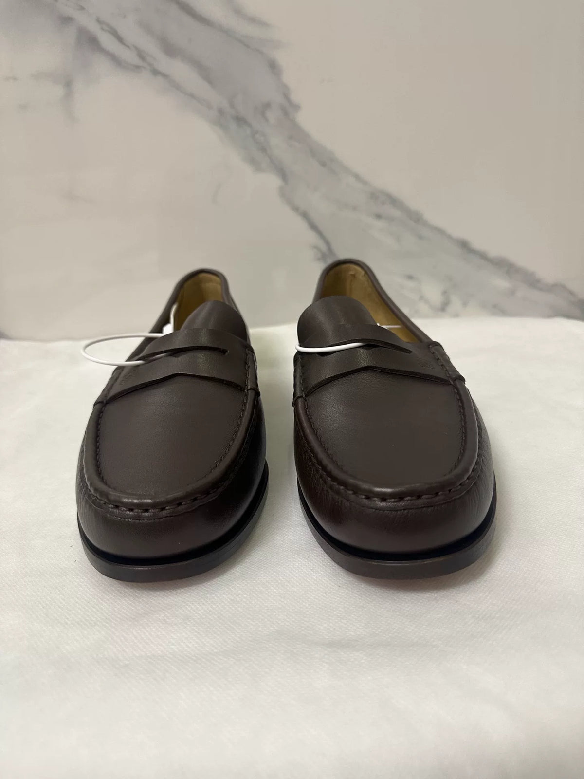 Loewe Brown Classic Slip-On Leather Loafers