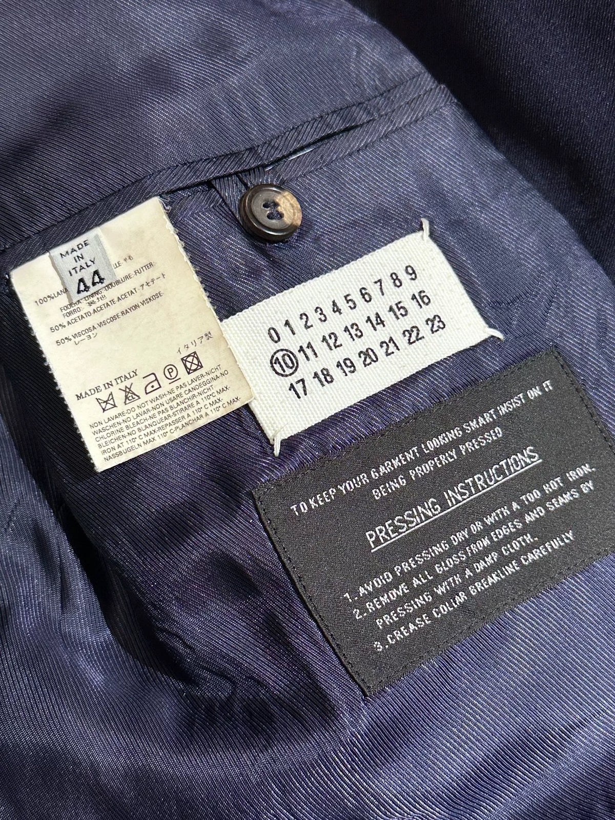 Maison Martin Margiela 09ss Notched Lapel Suit Jacket