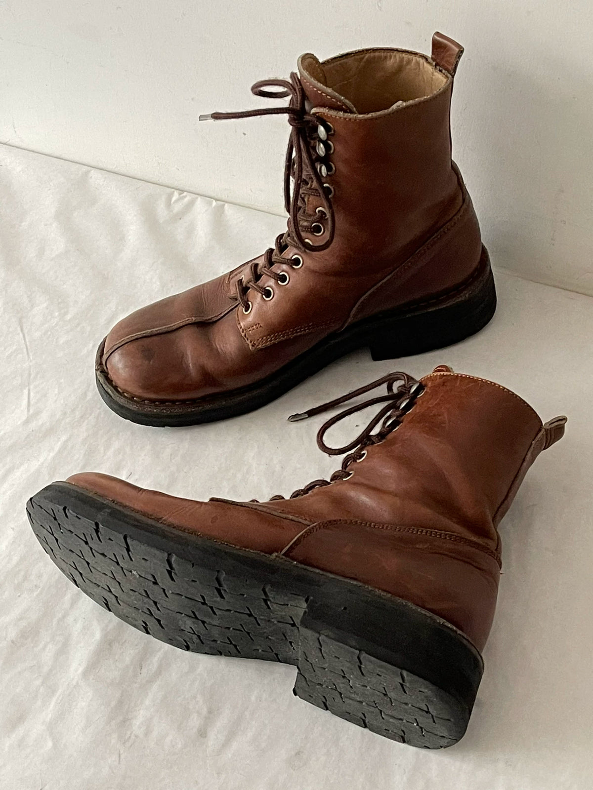 Yohji Yamamoto Patchwork Brown Boots