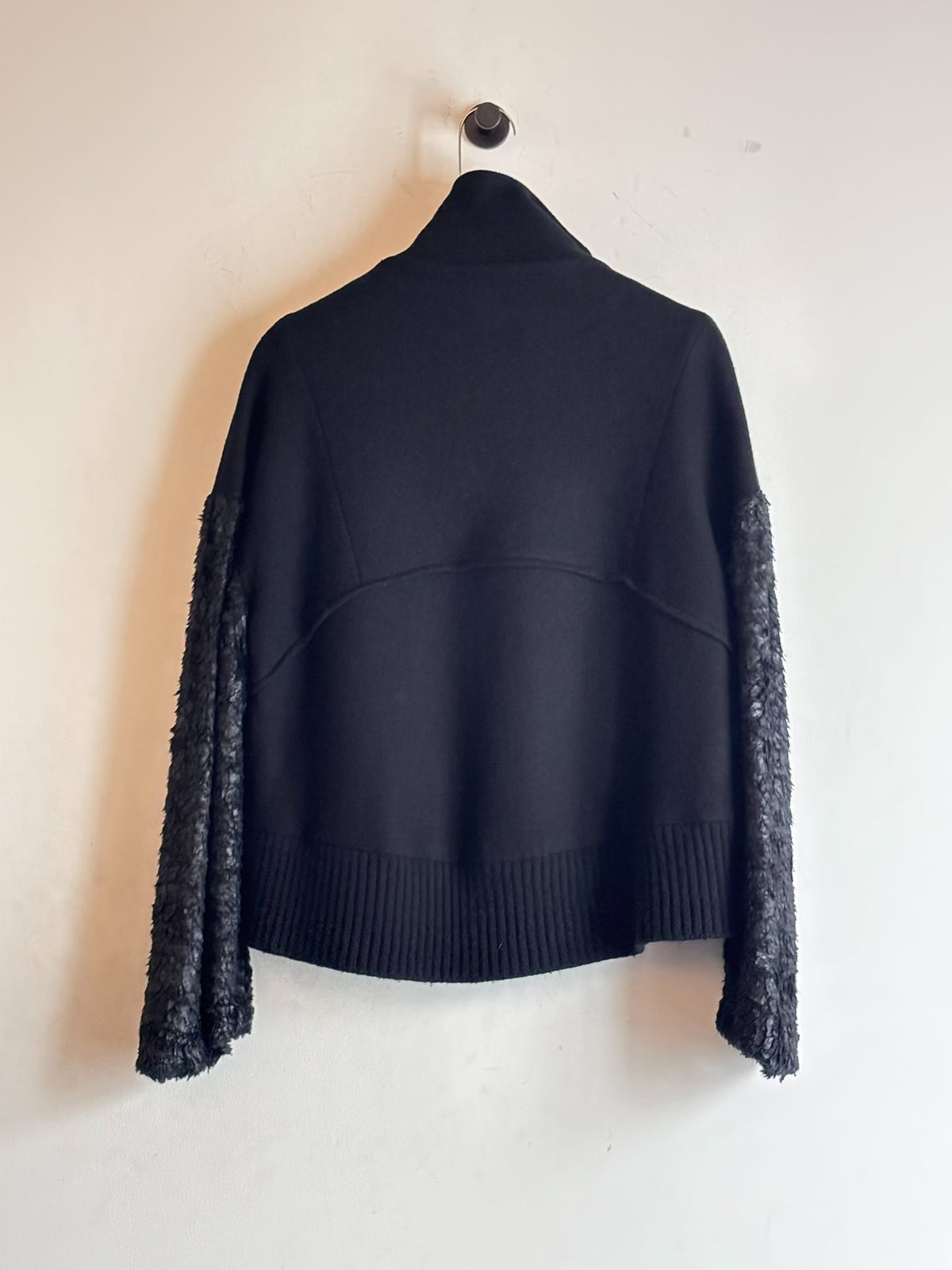 Ann Demeulemeester | Black Feather Short Jacket