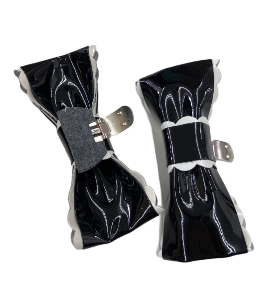 Comme des Garcons Runway Bow Mary Jane Leather Shoes