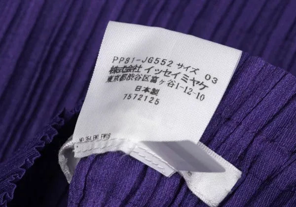Issey Miyake Vintage Purple Transformable Pleated Skirt