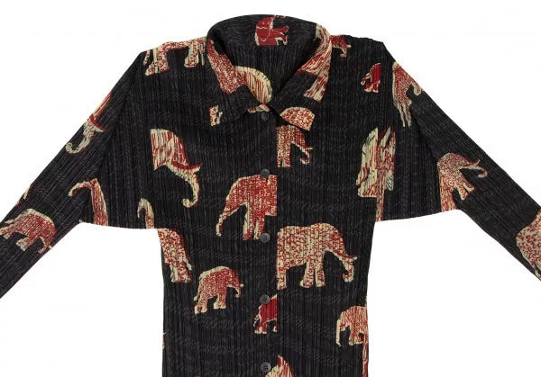 Issey Miyake Vintage Elephant Pleated Top