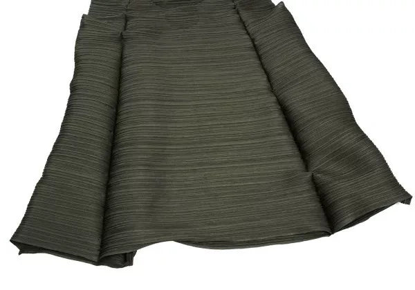 Issey Miyake Vintage Green Pleated Dress
