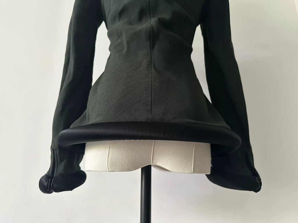Jean Paul Gaultier 1999 Runway Jacket Wool Top