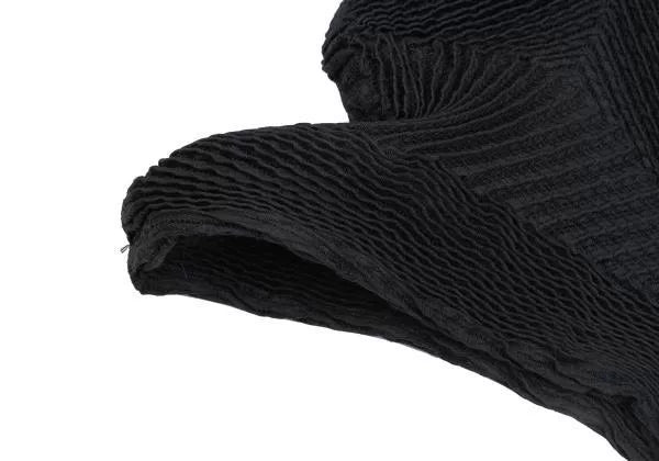 Issey Miyake Vintage Black Pleated Top