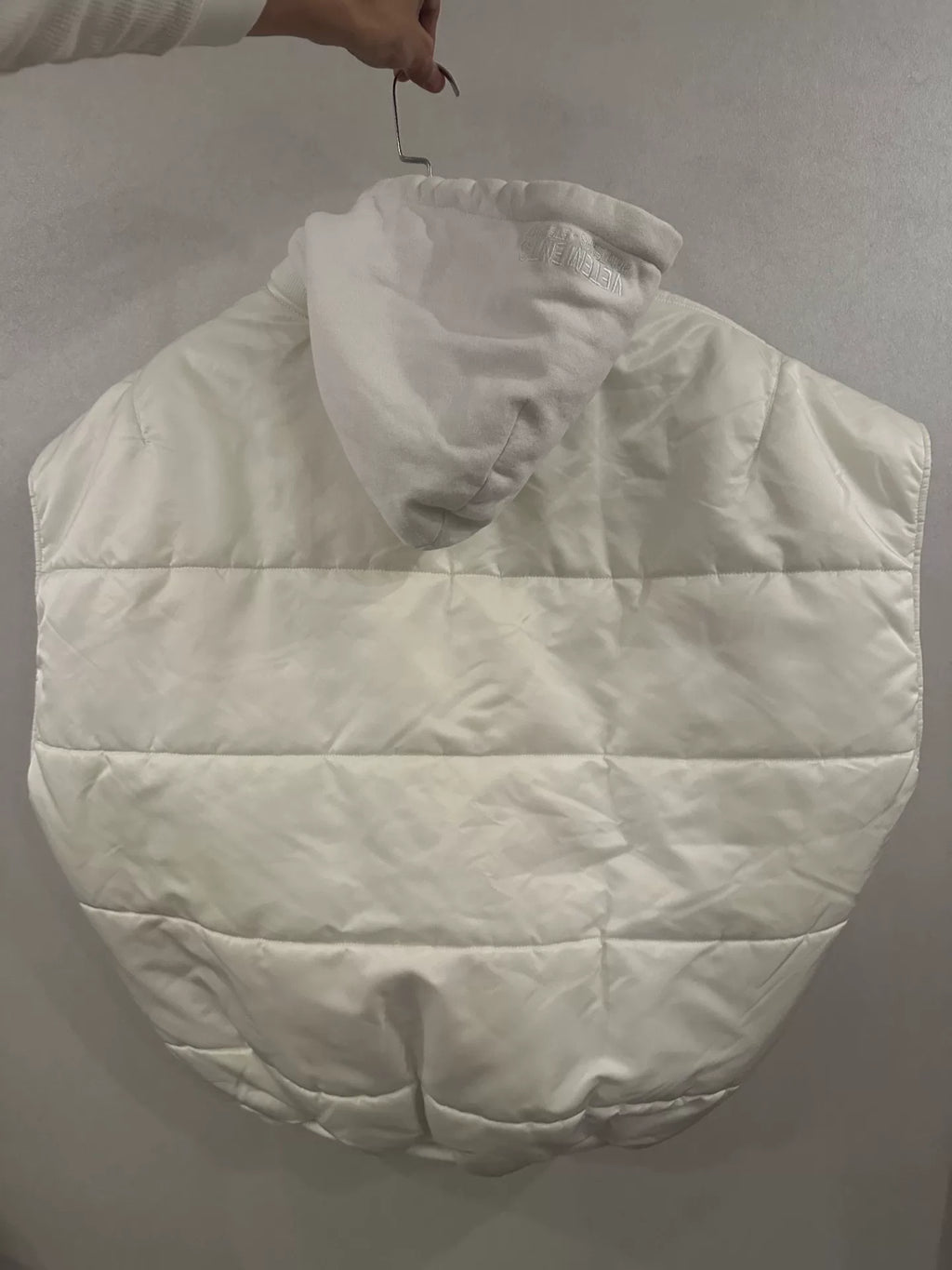 Vetements White Reversible Down Vest