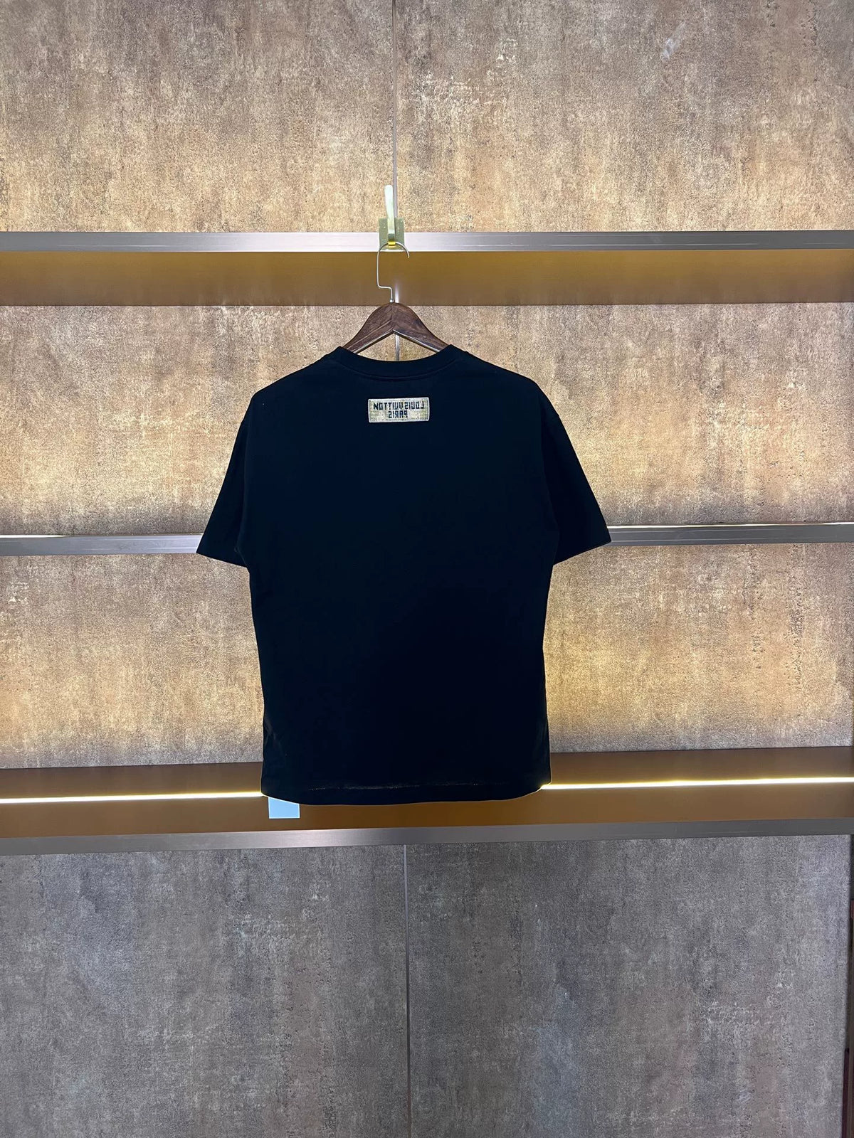 Louis Vuitton Crystal Logo Short Sleeve Top
