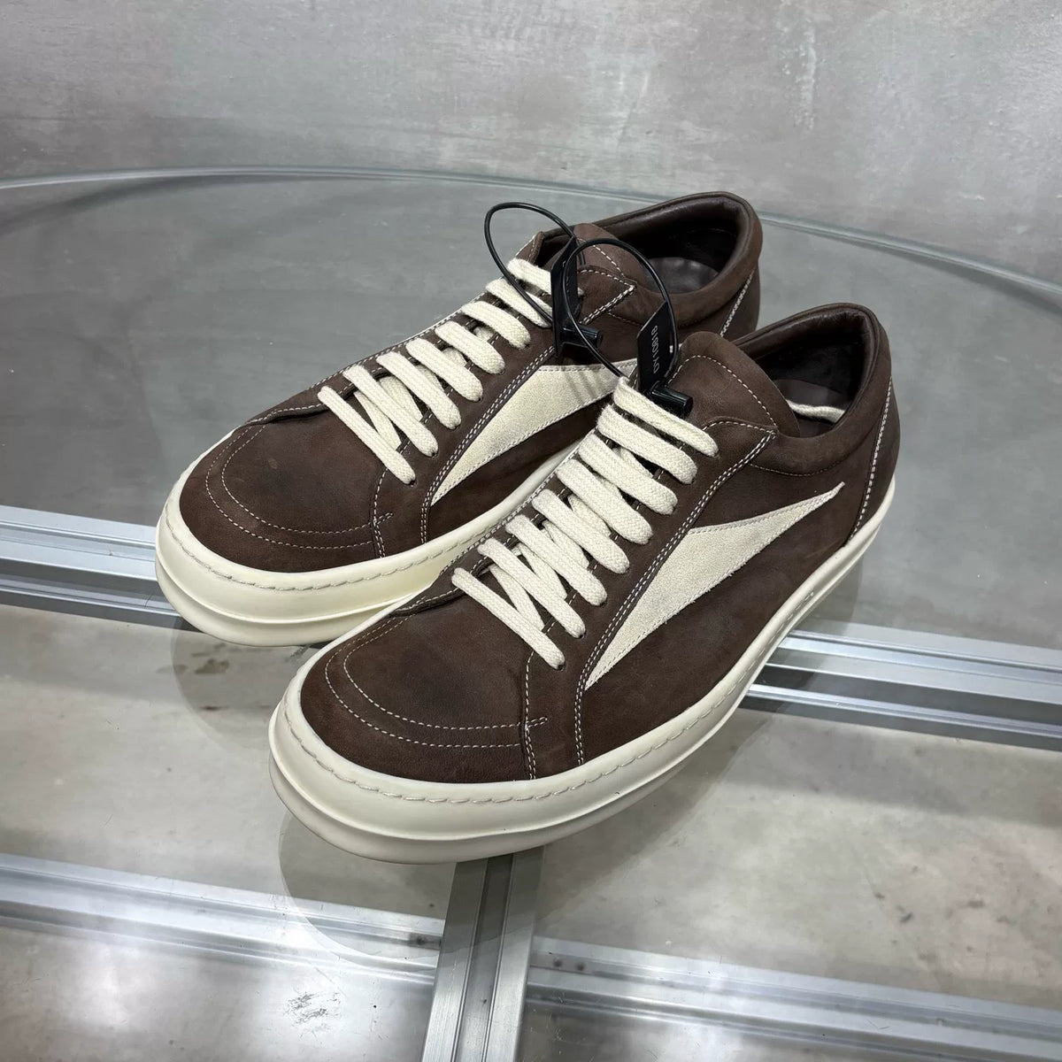Rick Owens Brown Vans Sneakers