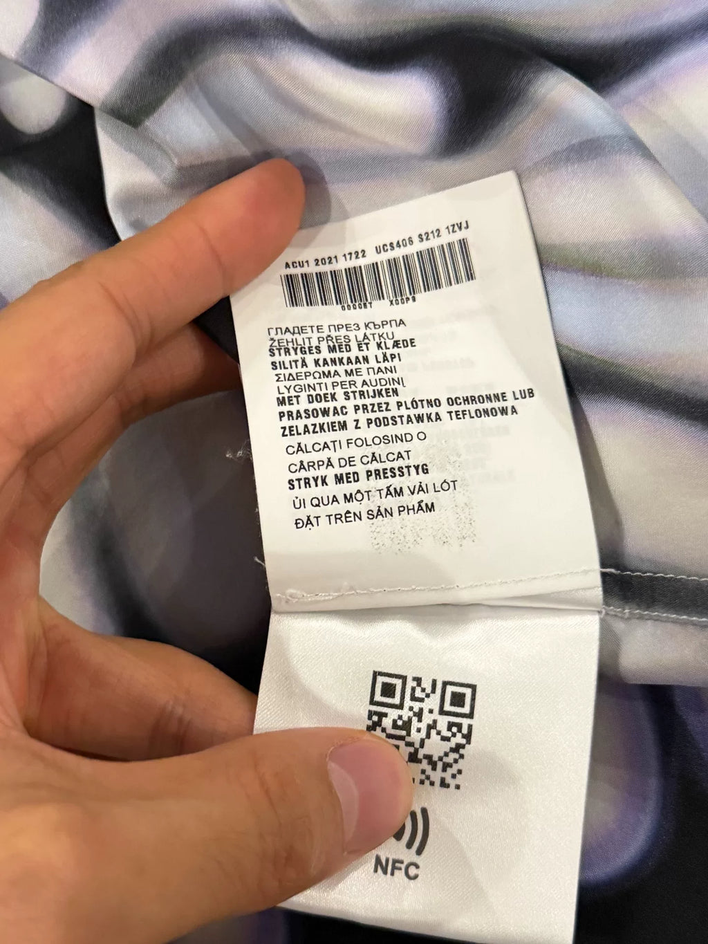 Prada Silk Flame Shirt