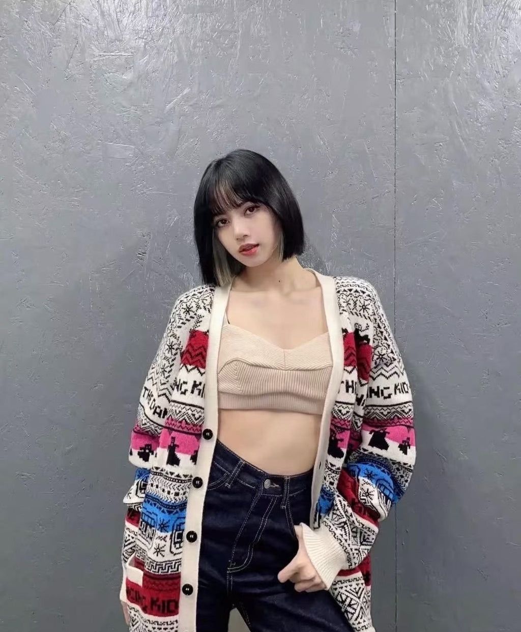 Celine SS21 The Dancing Kid Knit Cardigan