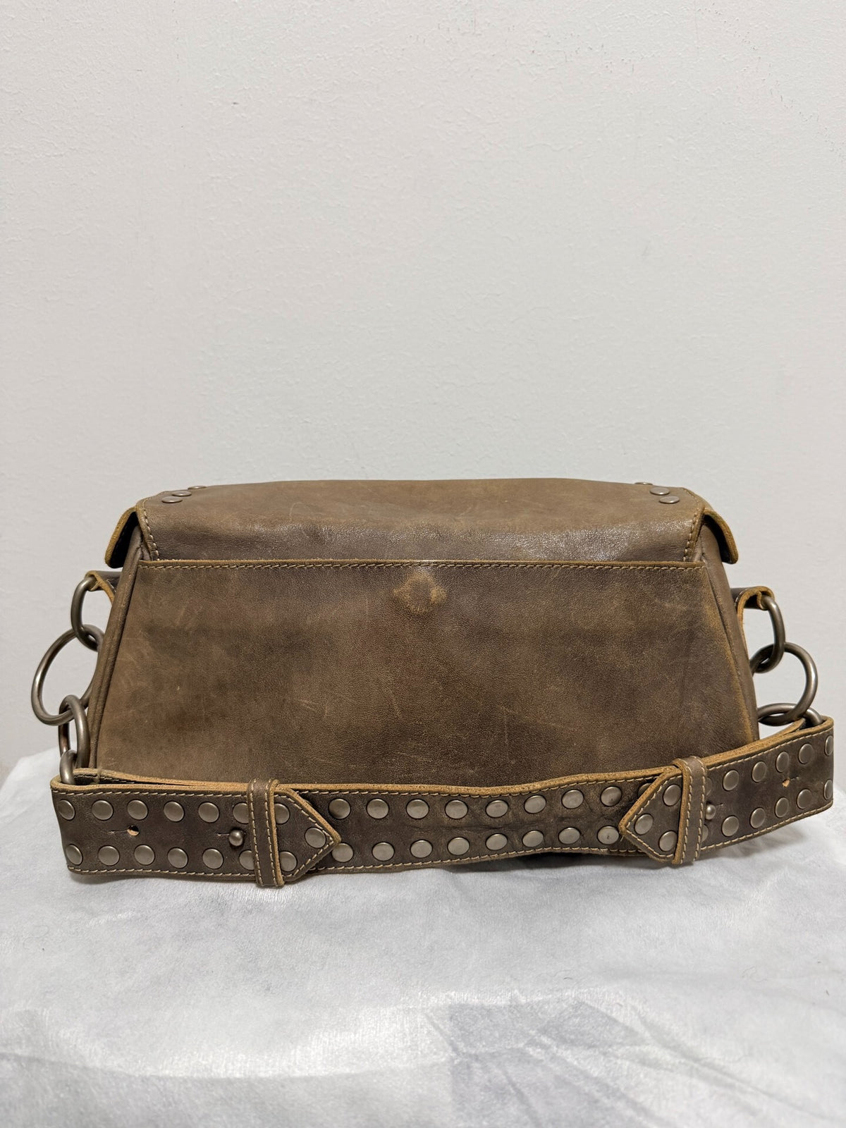 Vivienne Westwood "Queen Mother" Biker Rivet Bag