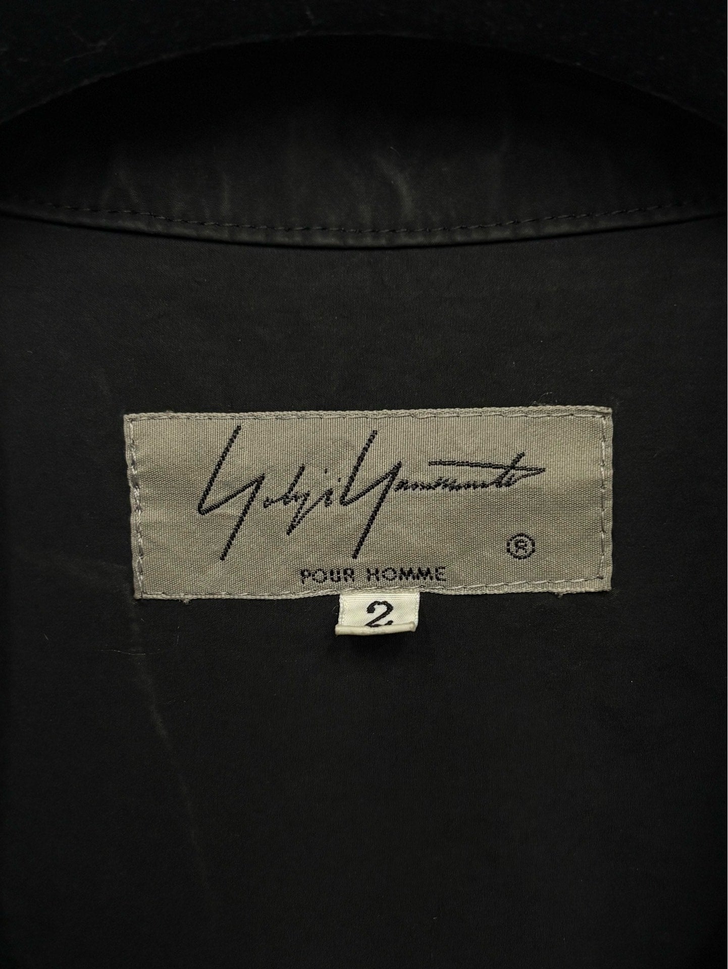 Yohji Yamamoto FW17 Runway Bow-Tie Shirt