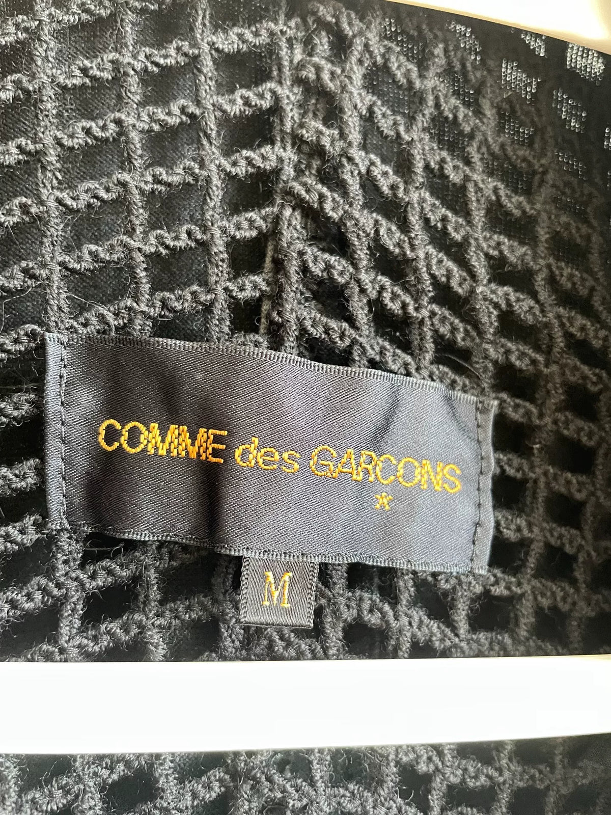 Comme Des Garçons AW91 Wool Open-Front Cardigan