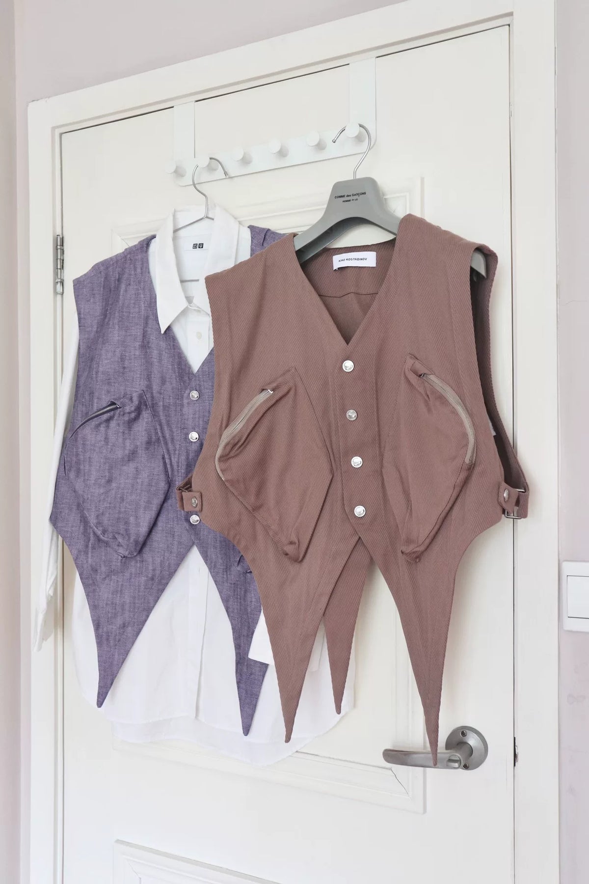 Kiko Kostadinov SS22 Violet Torino Pocket Vest