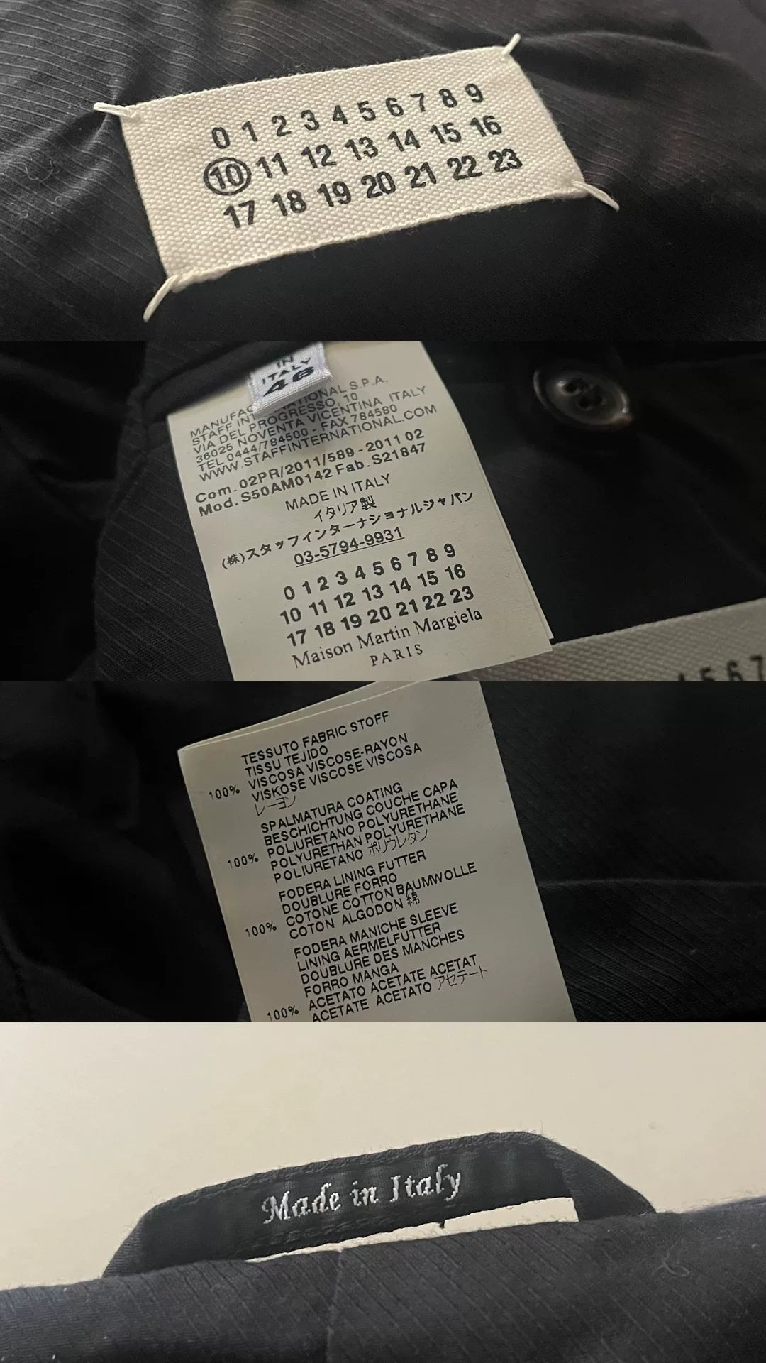 Maison Martin Margiela space cotton jacket