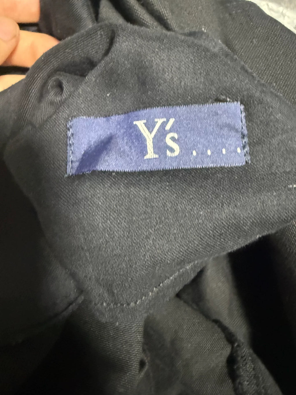 Yohji Yamamoto Ys Cuffed Pocket Wide-Leg Trousers