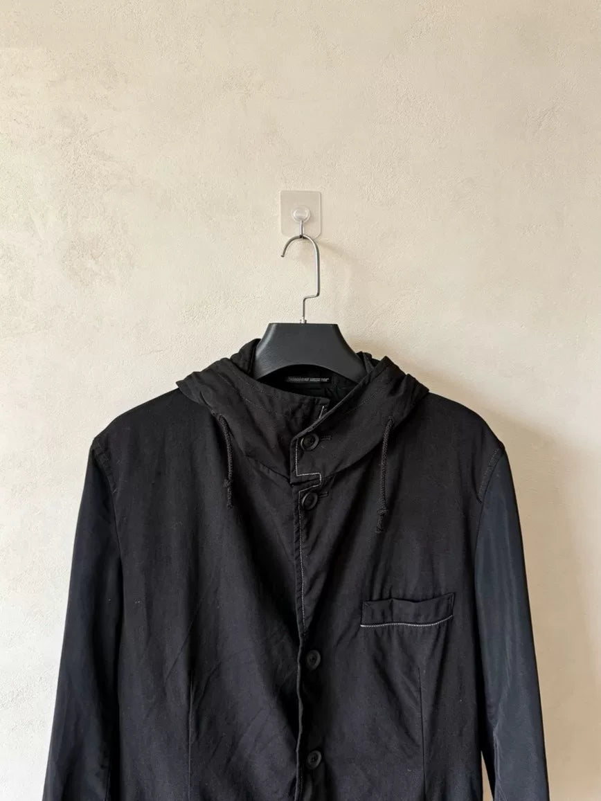 Yohji Yamamoto AW19 Hooded Wool Jacket