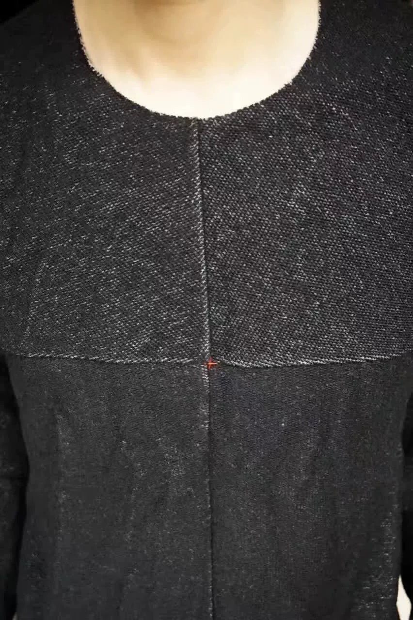 M.A+ FW16 16W-T211D JCWD2 Cross-Cut Knit Sweater