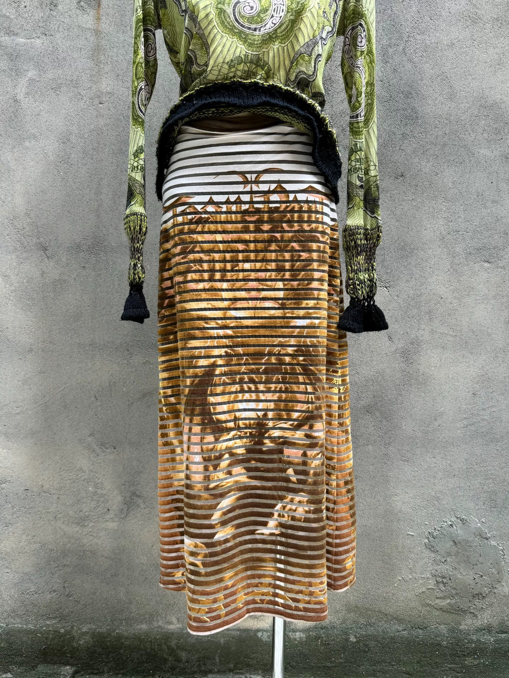01SS Jean Paul Gaultier Devil Skirt