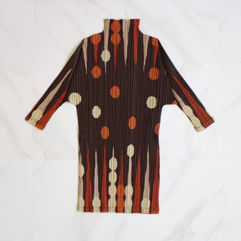 Issey Miyake Polka Dot Pleated Suit