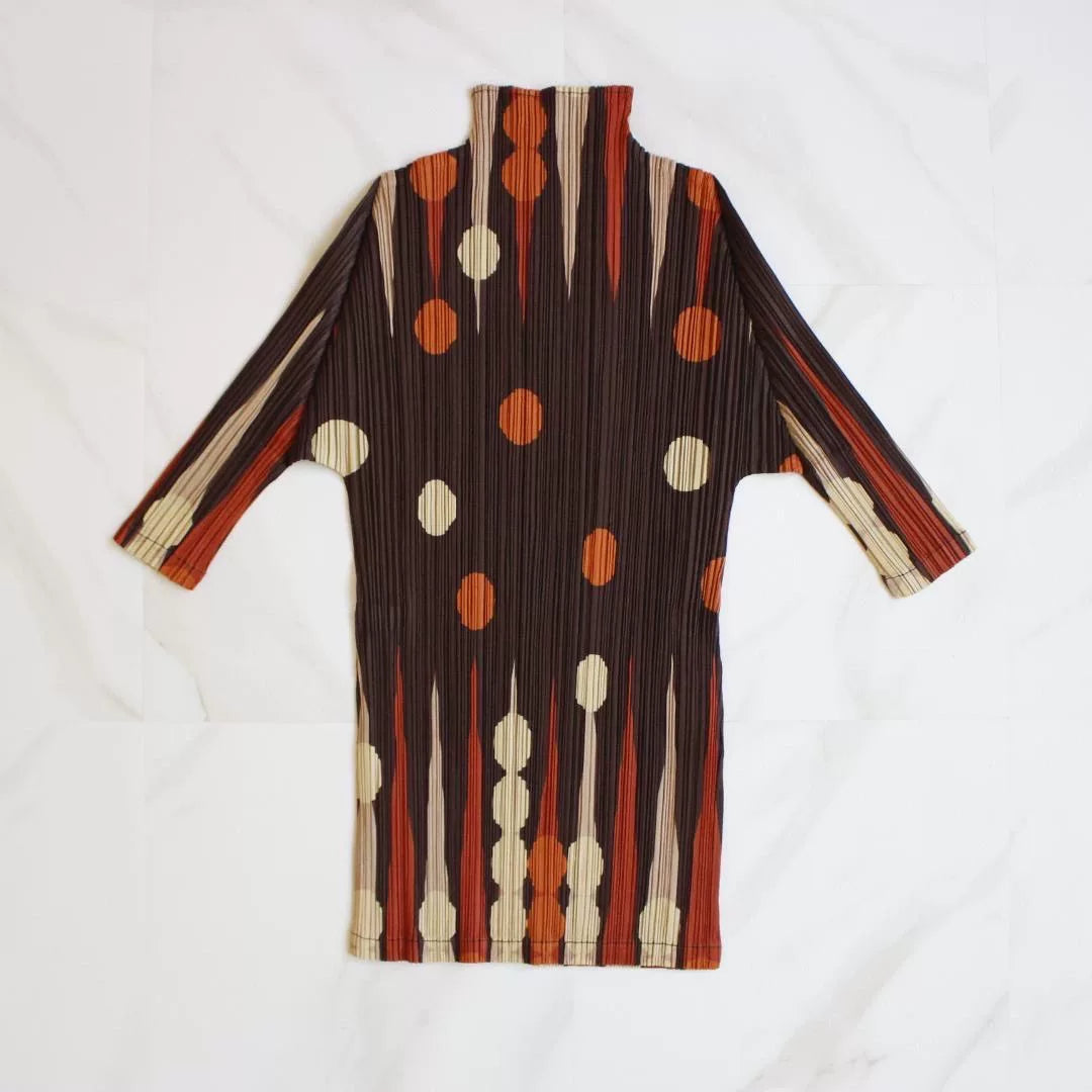 Issey Miyake Polka Dot Pleated Suit