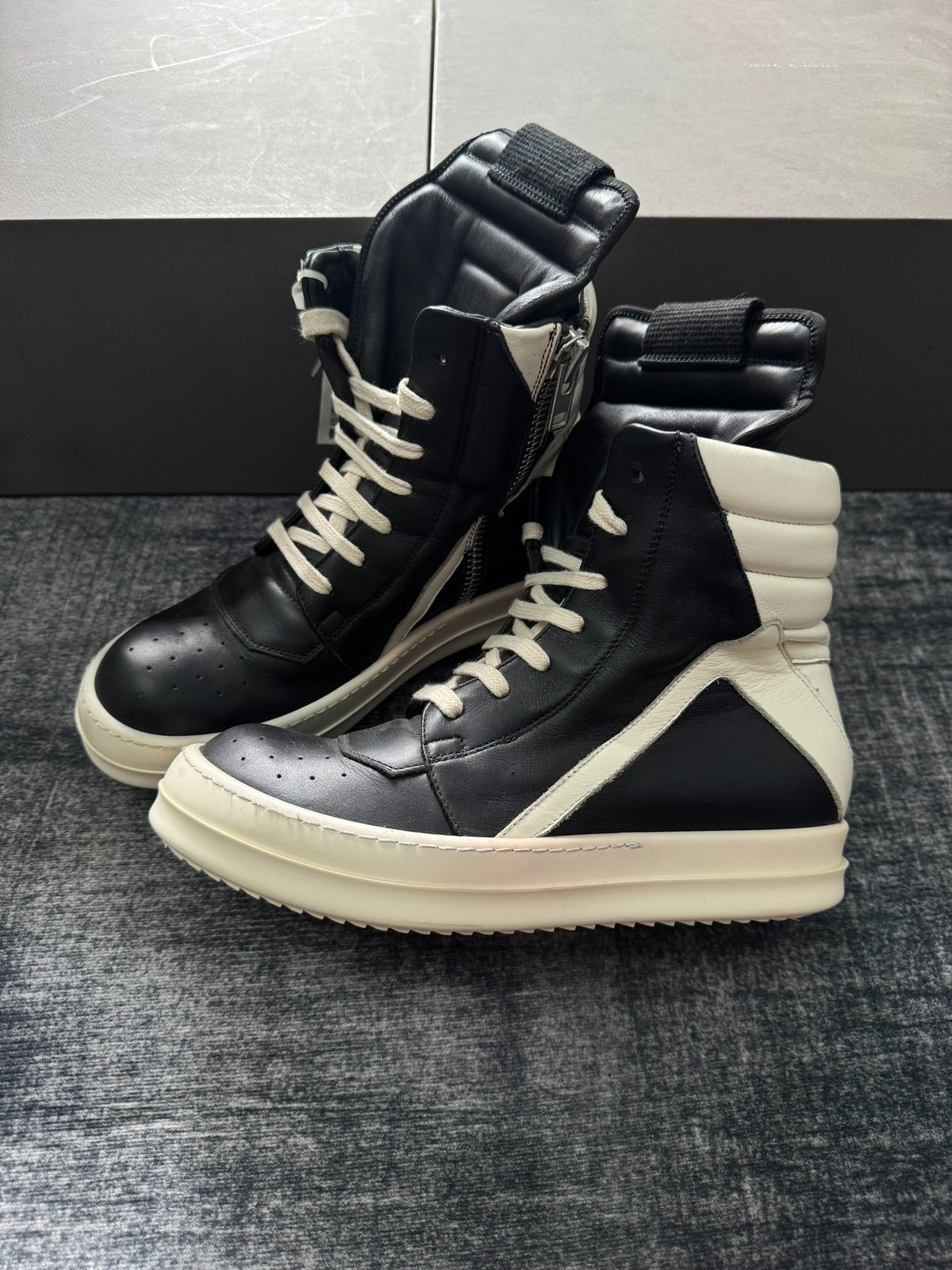 Rick Owens Inverted-Triangle Sneakers