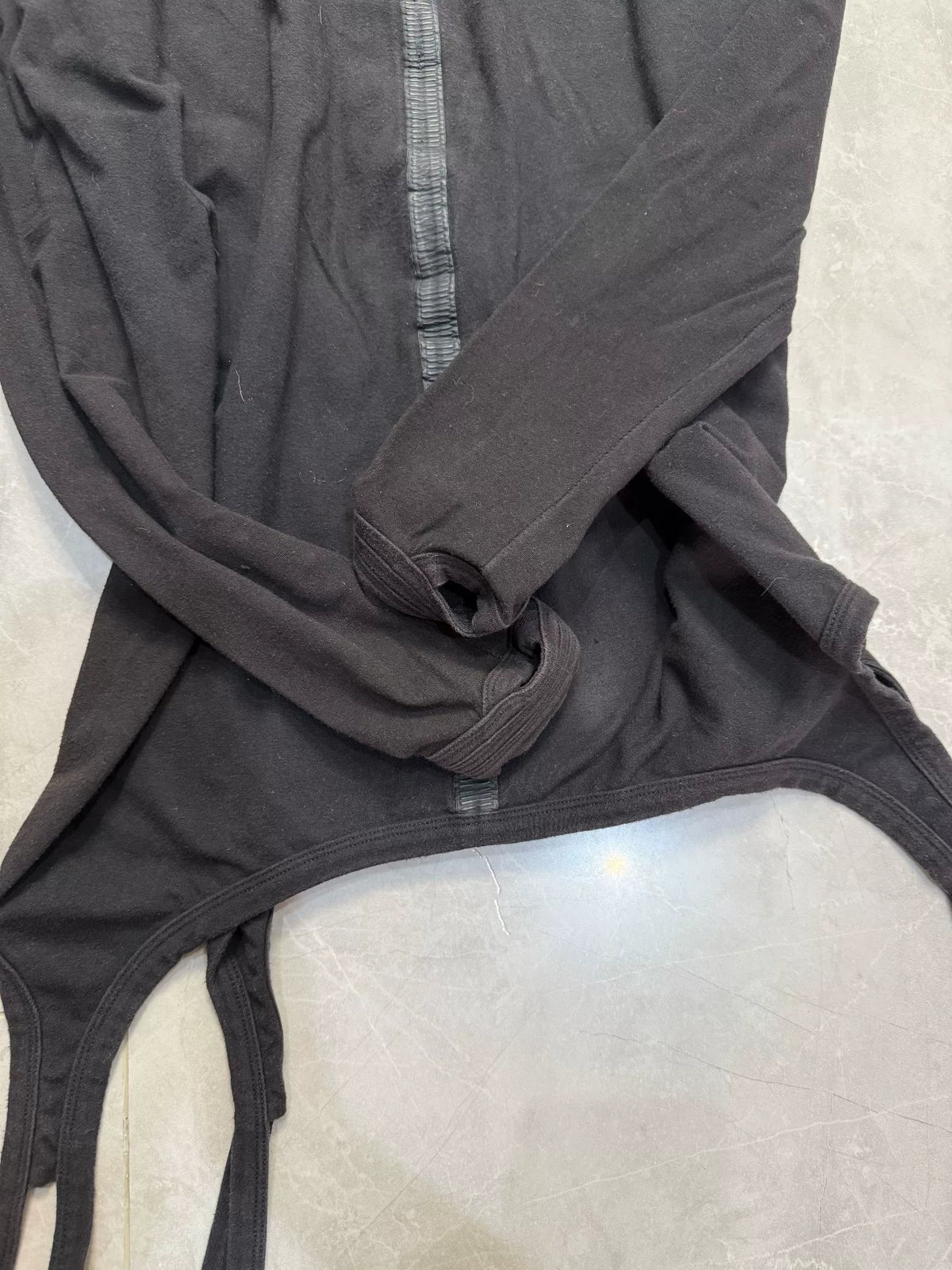 Isaac Sellam Scar Stitch Irregular Hem Sweater