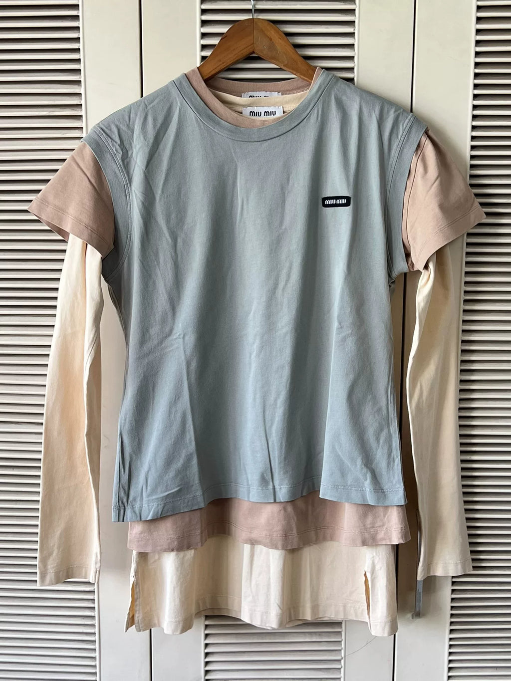 Miu Miu three-piece T-shirt set