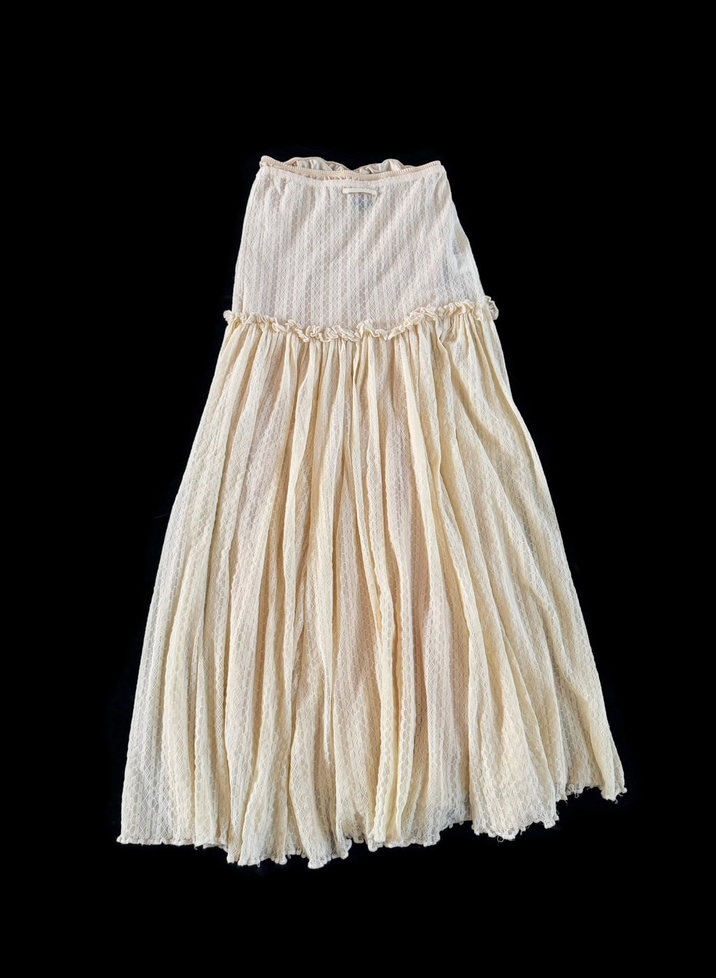 Jean Paul Gaultier Midi Yellow Skirt