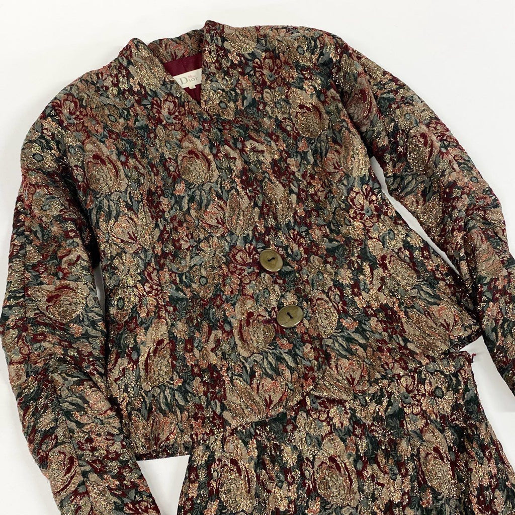 Dior Jacquard Pattern Suit
