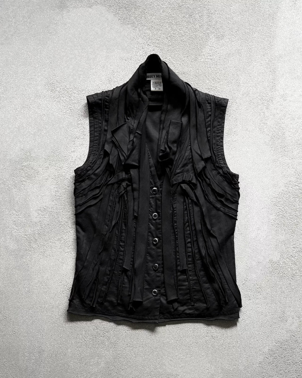 Issey Miyake SS06 Black Deconstructed Vest