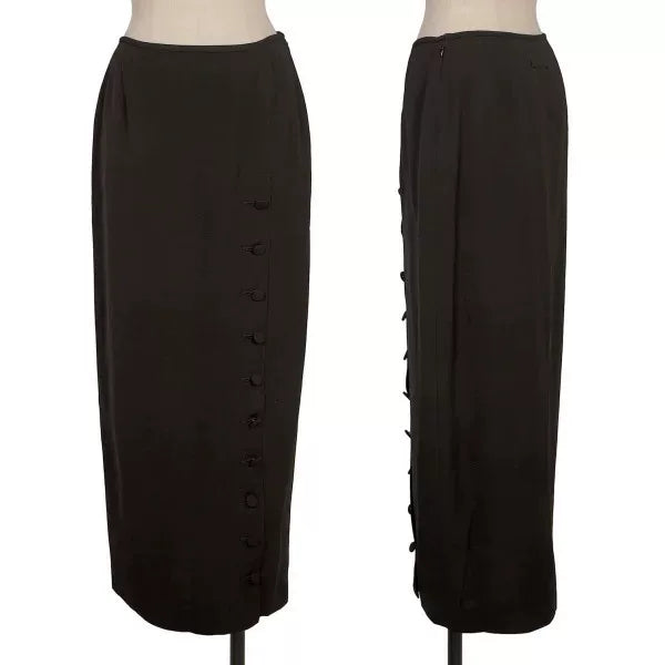 Jean Paul Gaultier Vintage Black Buttoned Skirt